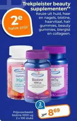Trekpleister Trekpleister beauty supplementen aanbieding