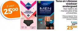 Trekpleister Tena en Libresse wasbaar ondergoed aanbieding