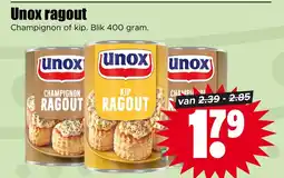Dirk Unox ragout aanbieding