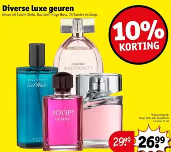 Kruidvat Diverse luxe geuren aanbieding