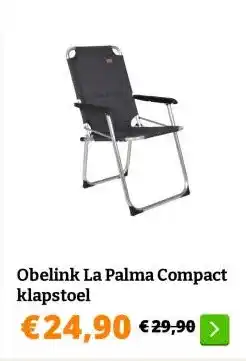 Obelink Obelink La Palma Compact klapstoel aanbieding