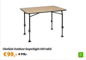 Obelink Obelink Outdoor Superlight 100 tafel aanbieding