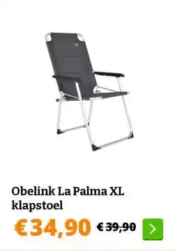 Obelink Obelink La Palma XL klapstoel aanbieding
