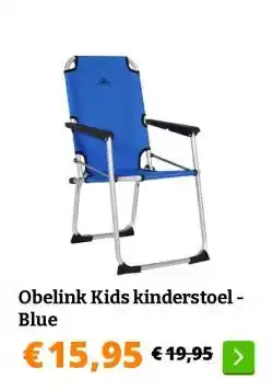 Obelink Obelink Kids kinderstoel - Blue aanbieding
