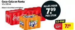 Kruidvat Coca-Cola en Fanta aanbieding