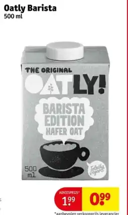 Kruidvat Oatly Barista aanbieding