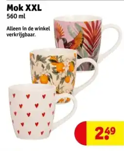 Kruidvat Mok XXL aanbieding