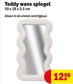 Kruidvat Teddy wave spiegel aanbieding