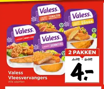 Vomar Voordeelmarkt Valess Vleesvervangers alle soorten 2 pakken aanbieding