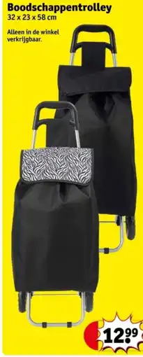 Kruidvat Boodschappentrolley aanbieding