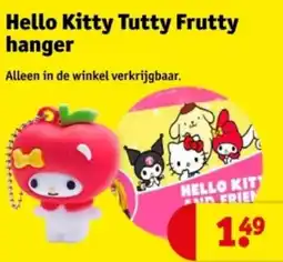 Kruidvat Hello Kitty Tutty Frutty hanger aanbieding