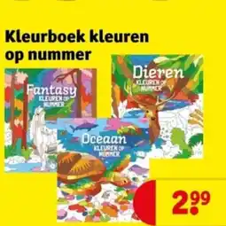 Kruidvat Kleurboek kleuren op nummer aanbieding