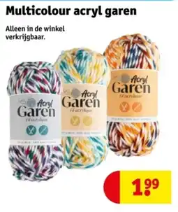Kruidvat Multicolour acryl garen aanbieding