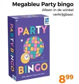 Trekpleister Megableu Party bingo aanbieding