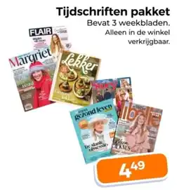 Trekpleister Tijdschriften pakket aanbieding