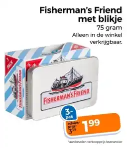 Trekpleister Fisherman's friend met blikje aanbieding