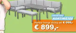 Tuinmeubelland Markus lounge dining set aanbieding