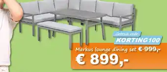 Tuinmeubelland Markus lounge dining set aanbieding
