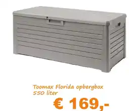 Tuinmeubelland Toomax Florida opbergbox aanbieding