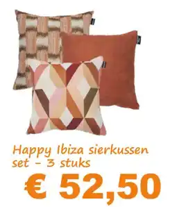Tuinmeubelland Happy Ibiza sierkussen aanbieding