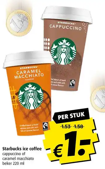 Boni Starbucks ice coffee 220ml aanbieding