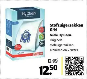 Plentyparts Stofzuigerzakken g-n miele hyclean aanbieding