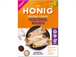 Hoogvliet Honig Familiegerecht Oosterse wraps aanbieding