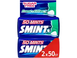 Hoogvliet Smint Fresh Effect Strong Menthol Suikervrij Keelpastille aanbieding
