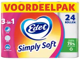 Hoogvliet Edet Simply soft toiletpapier aanbieding