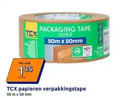 Action TCX papieren verpakkingstape aanbieding