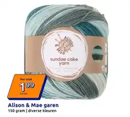 Action Alison & Mae garen aanbieding