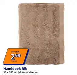 Action Handdoek Rib aanbieding