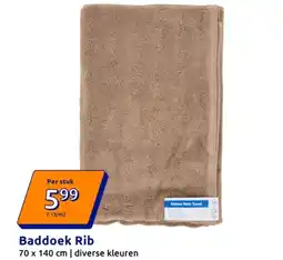 Action Baddoek Rib aanbieding