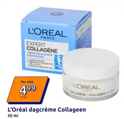 Action L'Oréal dagcrème Collagen aanbieding