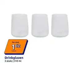 Action Drinkglazen aanbieding