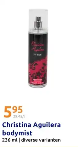 Action Christina Aguilera bodymist aanbieding