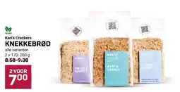 Ekoplaza Kari's crackers knekkebrød aanbieding