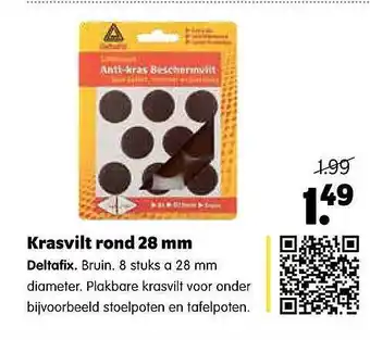 Plentyparts Krasvilt rond 28 mm deltafix aanbieding