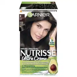 Wehkamp Garnier Nutrisse Ultra Crème haarkleuring - 3 Donkerbruin aanbieding