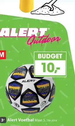 Top1Toys Bal Voetbal Maat 5 380 Gram Alert aanbieding