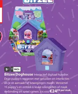 Top1Toys Bitzee Interactive Digital Pet Doghouse aanbieding