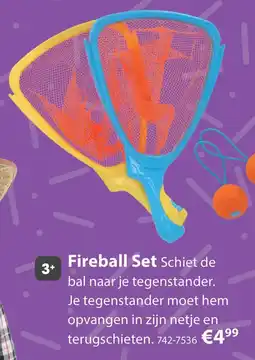 Top1Toys Afschietset outdoor met net + 2 balletjes aanbieding