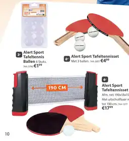 Top1Toys Alert Sport Tafeltennis Set Uitschuifbaar aanbieding