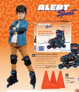 Top1Toys Alert Sport Inline Skates / Skeelers Roze (Maat 35-38) (kunststof, 6 - 8 jaar) aanbieding