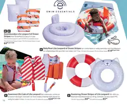 Top1Toys Swim Essentials zwembandjes ocean stripes 2-6 jaar aanbieding