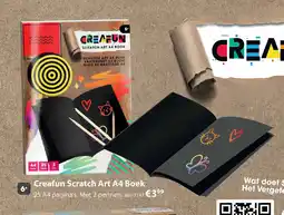 Top1Toys Creafun kraskarton 25 pagina's A4 in boek aanbieding