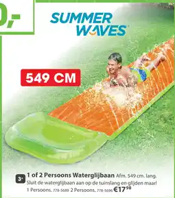 Top1Toys 1 Persoons Waterglijbaan 549 x 79 cm aanbieding