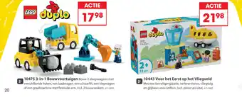 LEGO 10443 DUPLO Town Voor het eerst op het Vliegveld