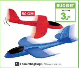 Top1Toys Vliegtuig Foam 50 Cm aanbieding