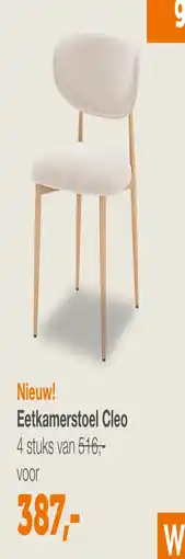 Woonexpress Nieuw! Eetkamerstoel Cleo aanbieding